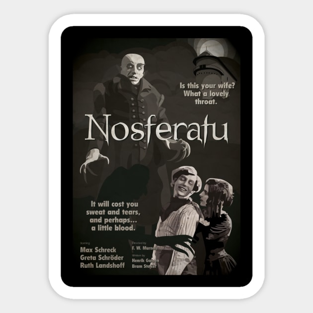 Nosferatu Sticker by AnNuttin